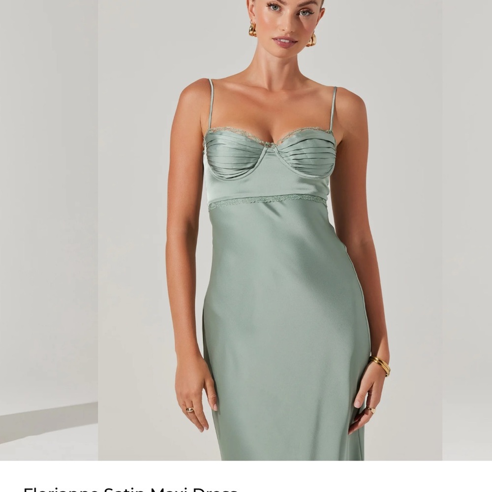 Astr The Label  //  Florianne Satin Maxi Dress